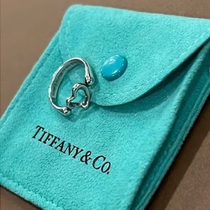 Tiffany & Co. Peretti 925 Open Heart Ring
